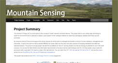 Desktop Screenshot of mountainsensing.org
